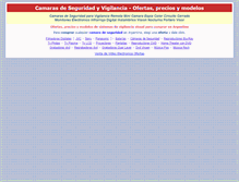 Tablet Screenshot of camaras-seguridad.videoofertas.com.ar