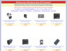 Tablet Screenshot of baterias-videocamaras.videoofertas.com.ar